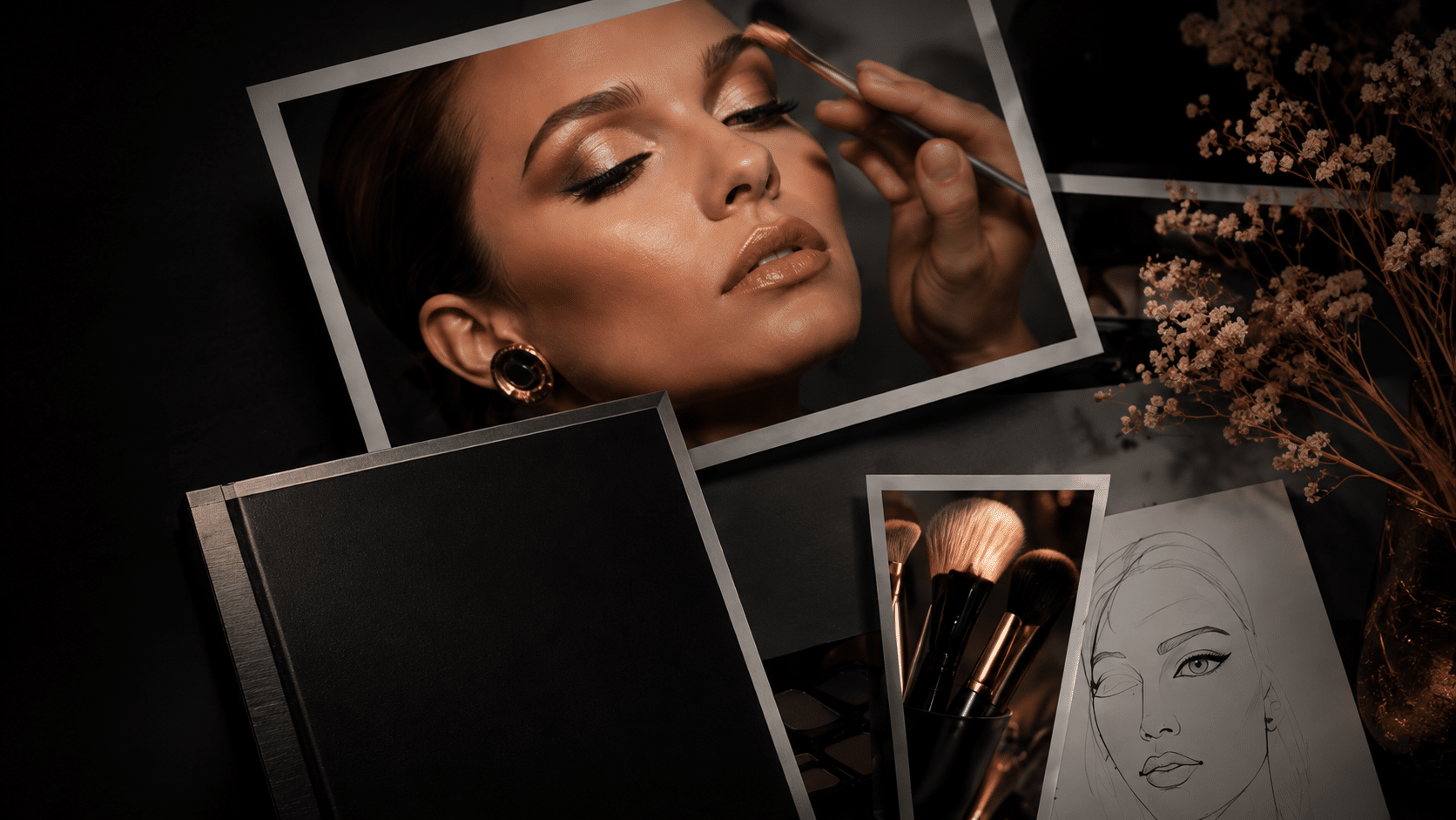 Maquilleuse professionnelle réalisant un maquillage artistique pour les guides du Conservatoire du Maquillage